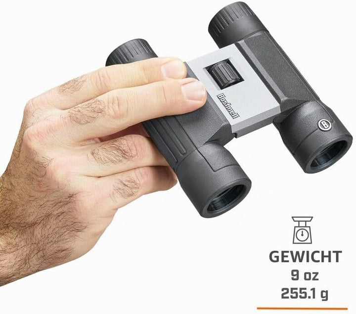 Bushnell - Powerview 2 - Fernglas - 10x25 - Dachkant - Aluminium Metallgehäuse - Mehrschichtvergütun