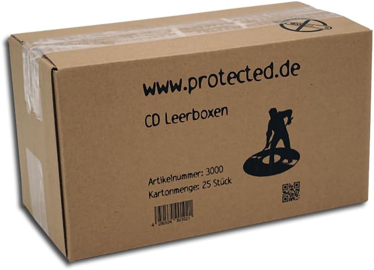 CD Leerkassetten Deluxe Protected (25 Stück)