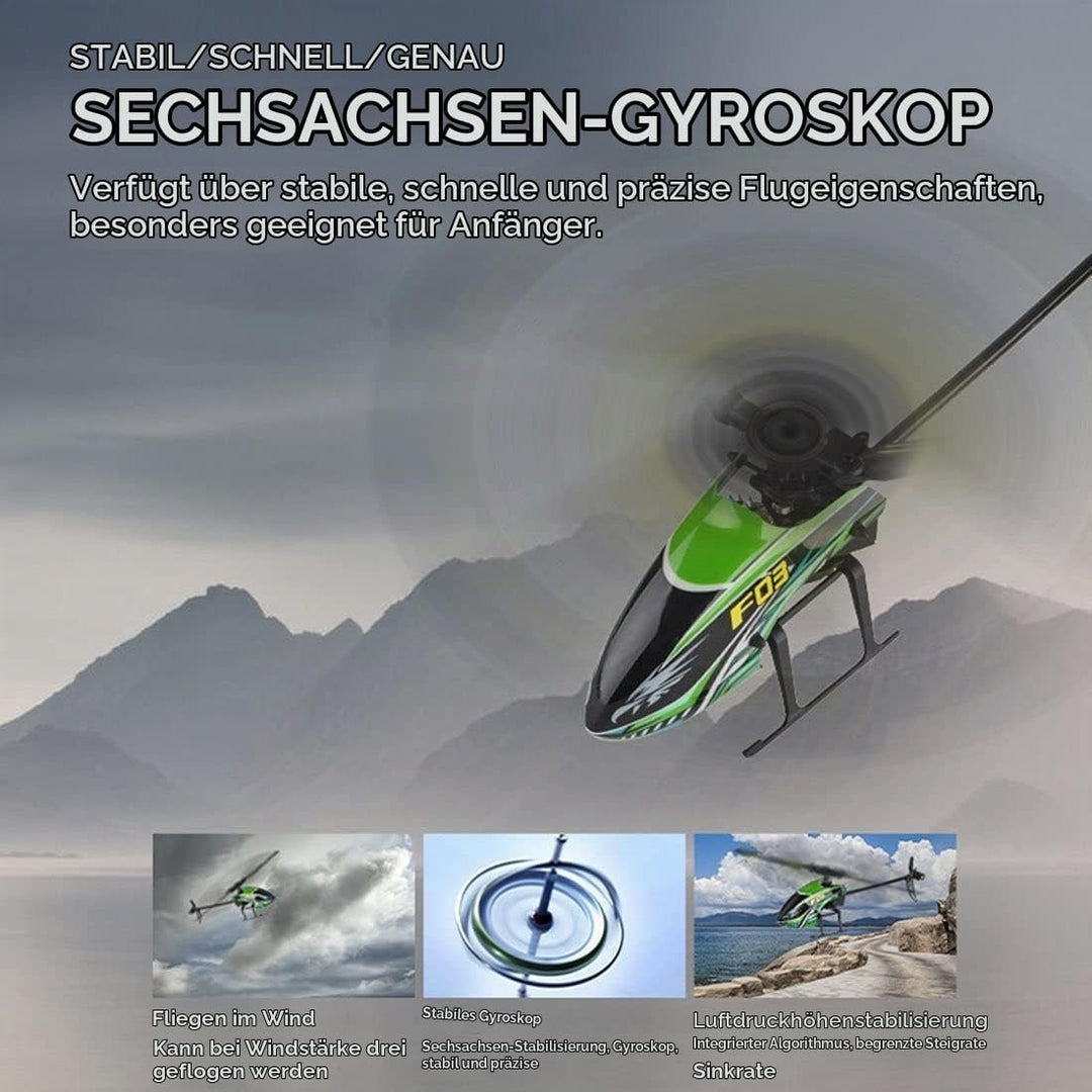 s-idee® S03 4.5 Kanal 2,4 Ghz RC Heli Hubschrauber RC Ferngesteuerter Hubschrauber Helikopter