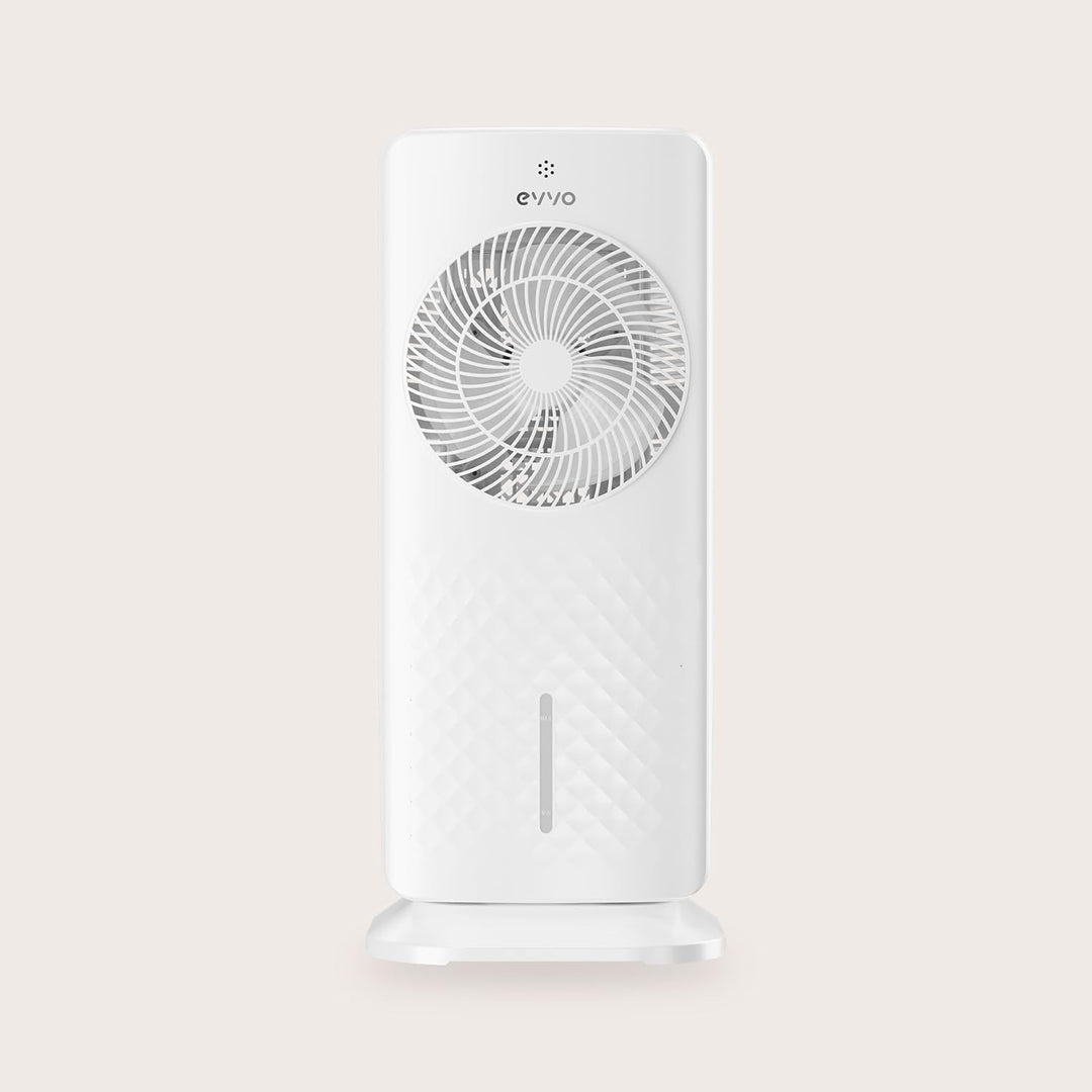 EVVO AC750 Tragbarer Verdunstungsventilator – Kühlt die Luft ohne Installation mit Wasser und Eis, 3