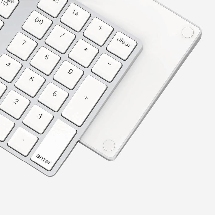 USB-C Bluetooth Numerische Ziffernblock – Kabelloses NumPad, Wiederaufladbare Numerische Tastatur fü