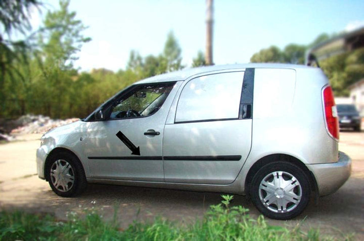Spangenberg Seitenschutzleisten schwarz passend für Skoda Roomster Baujahre 2006-15 F14/16 (3701416)