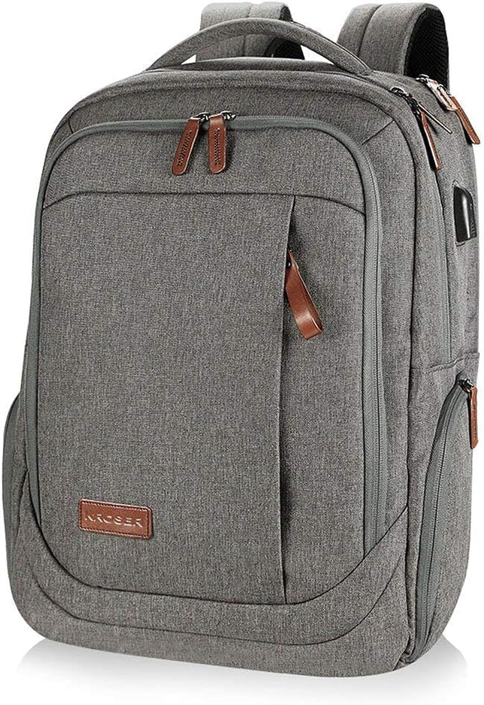 KROSER Laptop Rucksack Schulrucksack 17,3 Zoll Reiserucksack Handgepäck Tagesrucksack Wasserabweisen