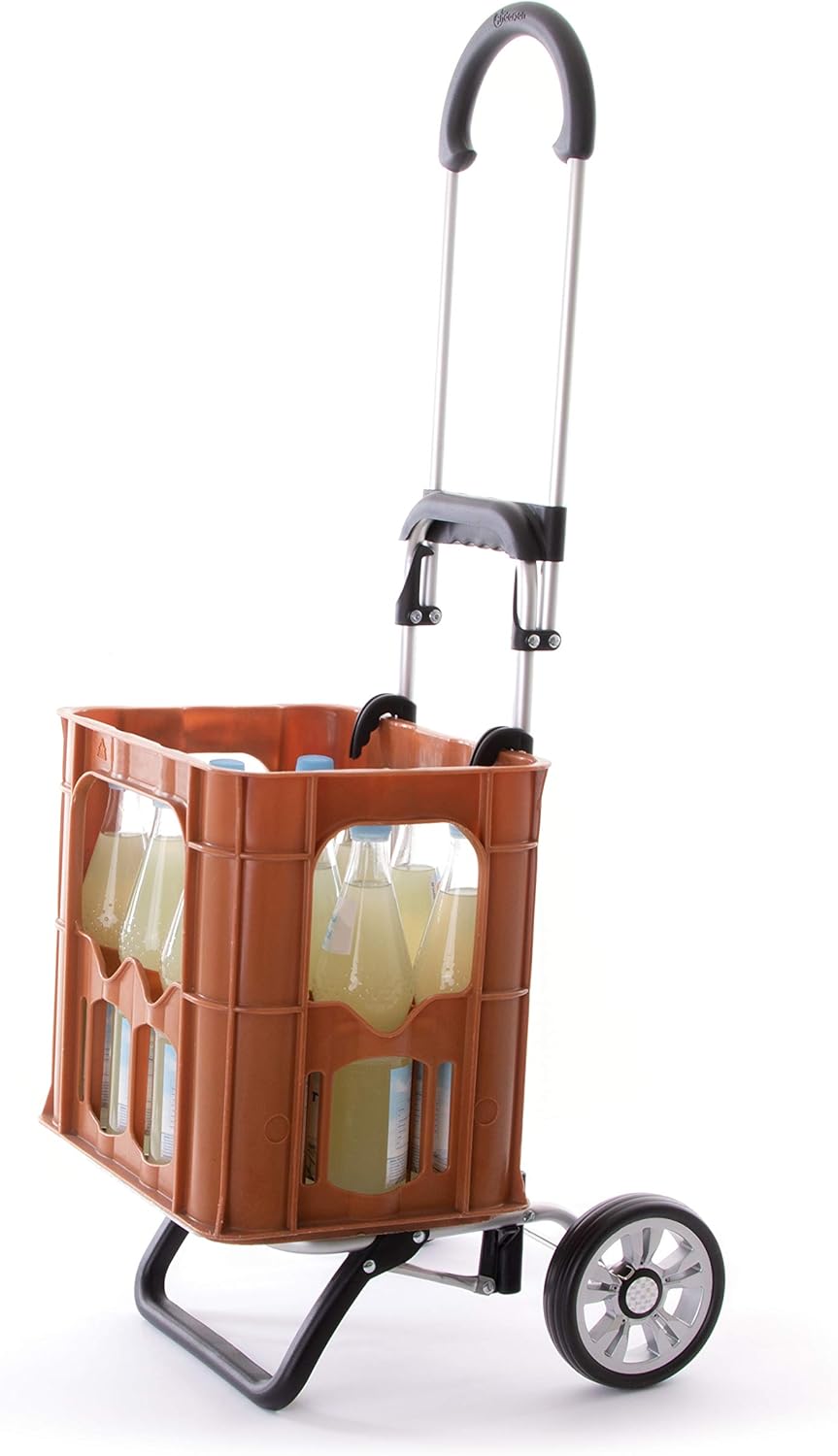 Andersen Shopper Einkaufstrolley Zubehör - KistenFix & Spanngurt - Sicherung von Getränkekisten - Ha
