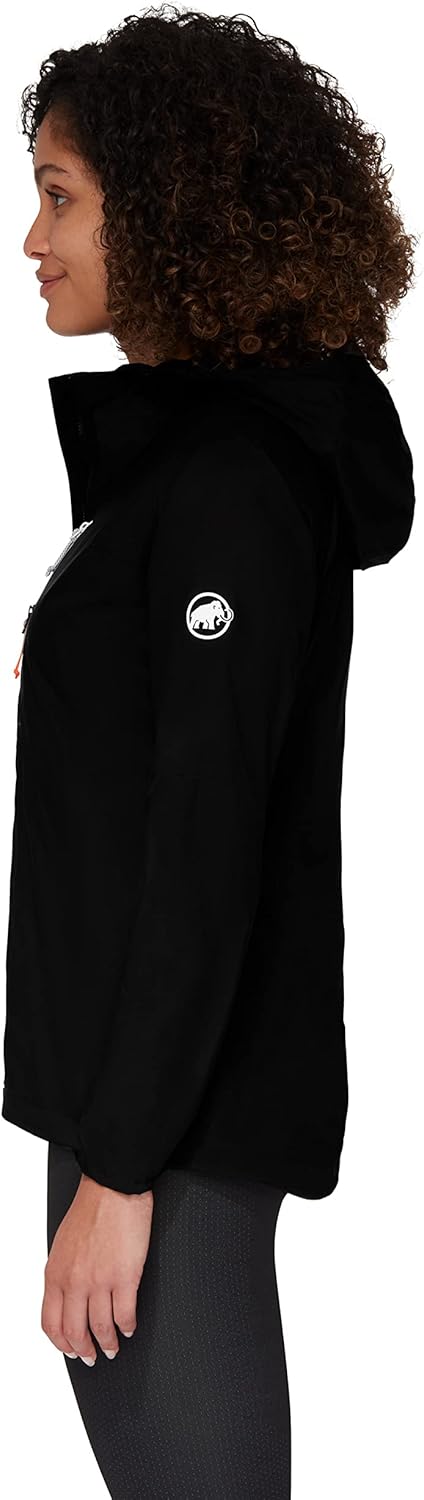 Mammut Damen Aenergy Hooded Windbreaker Jacke mit Kapuze, Schwarz