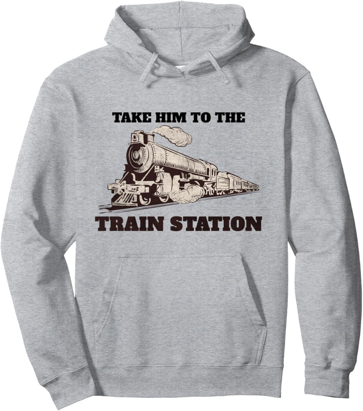 Bring ihn in den Bahnhof Pullover Hoodie