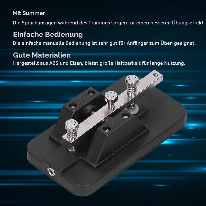 Morsetaste, Professionelle Morsetaste CW Telegraph Straight Key DIY Telegraph Tapper Manual CW Pract