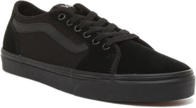 Vans Herren Mn Filmore Decon Sneaker Filmore Decon Trainers 40.5 EU Suede Canvas Black Black, Filmor