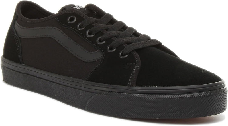 Vans Herren Filmore Decon Seasonal Sneaker 41 EU Suede Canvas Black Black, 41 EU Suede Canvas Black