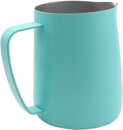 Dianoo Frothing Pitcher Krug, Edelstahl, geeignet für Kaffee, Latte und Milchaufschäumer, 600 ml, Bl