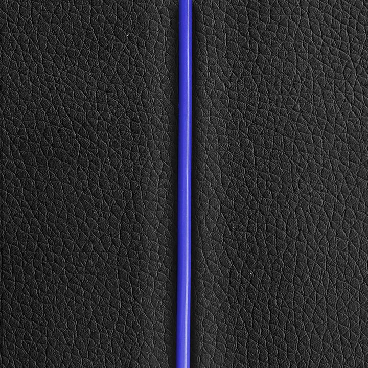 AUTOYOUTH Sitzbezüge Auto Vordersitze Universal Auto-Schonbezüge PU-Leder Sitzschoner Schwarz Blau f