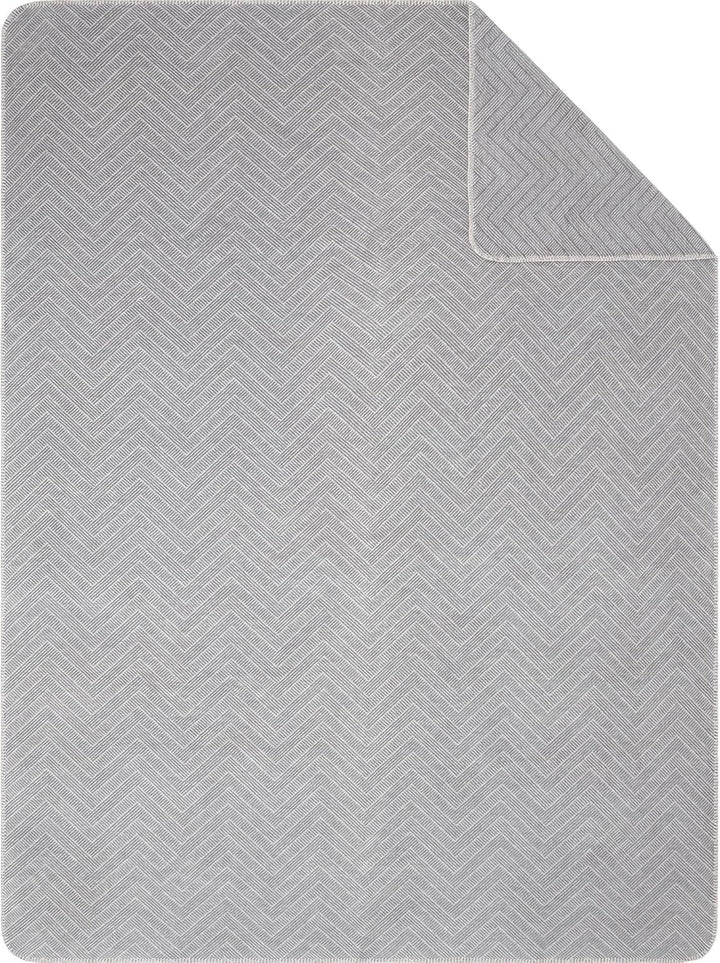 Ibena Wohndecke Nazca Baumwollmischung grau Grösse 150x200 cm
