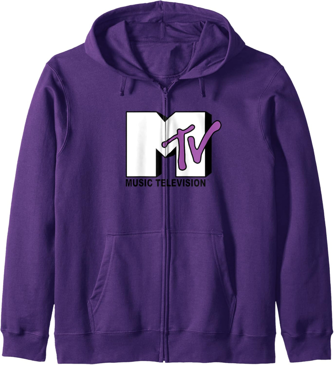 MTV Simple Purple Logo Kapuzenjacke
