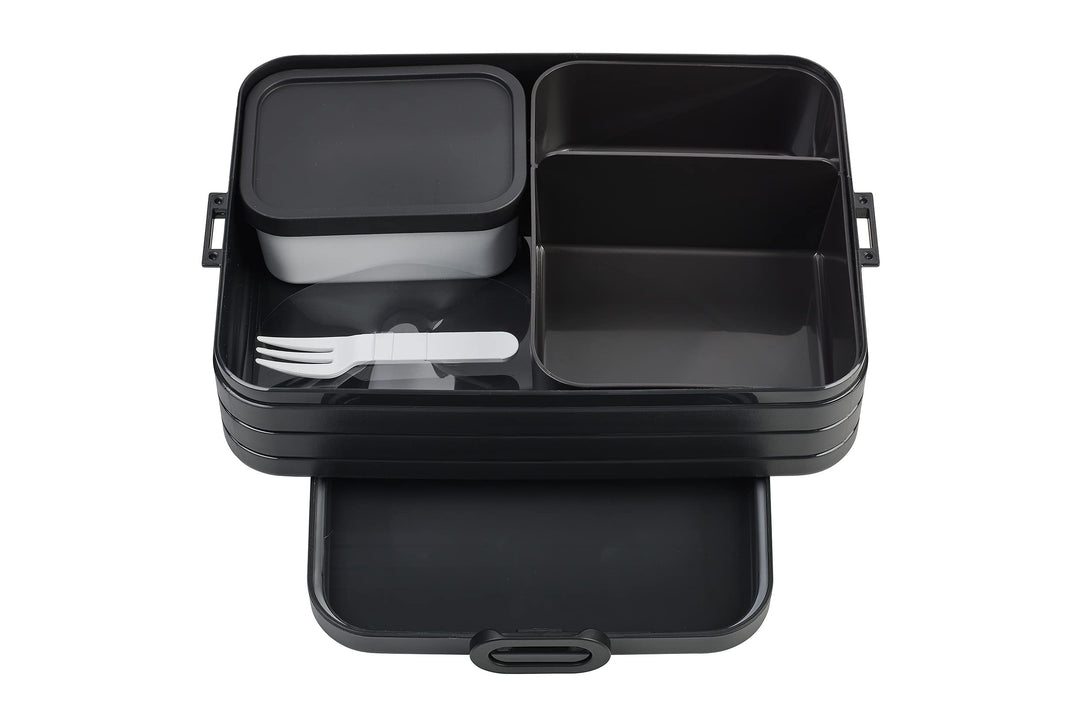Mepal Brotdose Large - Brotdose mit Bento Box - Für 4 Sandwiches oder 8 Brotscheiben - Lunchbox für
