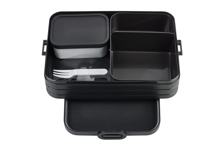 Mepal Brotdose Large - Brotdose mit Bento Box - Für 4 Sandwiches oder 8 Brotscheiben - Lunchbox für