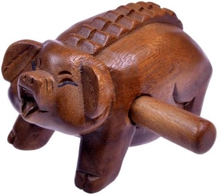 LOGOPLAY 4 Klangtiere im Set (Frosch, Schwein, Grille, Eule) - Klang Tiere - Musik Tiere - Musik-/Pe