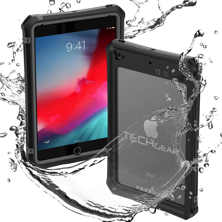 TECHGEAR wasserdichte Hülle für iPad Mini 2019 [5. Gen] iPad Mini 4 (Poseidon Case) Schlanke Robuste