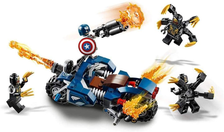 Lego 76123 Super Heroes Captain America: Outrider-Attacke