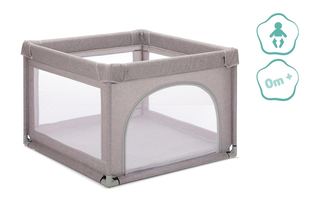 Fillikid Laufgitter Mia Exclusiv | Laufstall Schutzgitter Masse offen: 95 x 95 cm | Krabbelgitter ab
