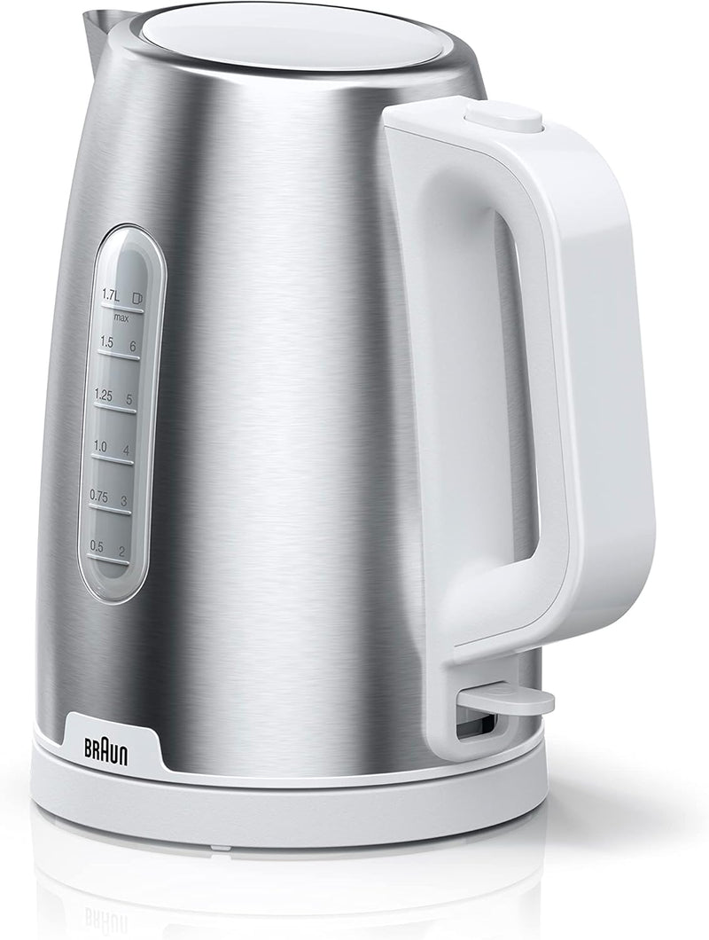 Braun PurShine Wasserkocher WK1500 WH – Teekocher mit 360° Basis, Abschaltautomatik, 1,7 L Füllmenge