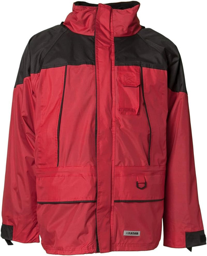 Planam 3132 Wetterjacke, rot/schwarz, M Rot/Schwarz M, Rot/Schwarz M