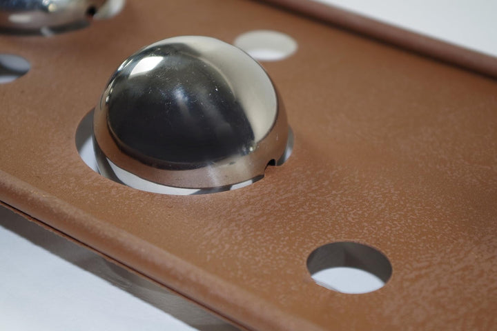 Kobolo Gartenstecker Dekostecker Rusty Bubbles in Rostoptik mit Edelstahlkugeln