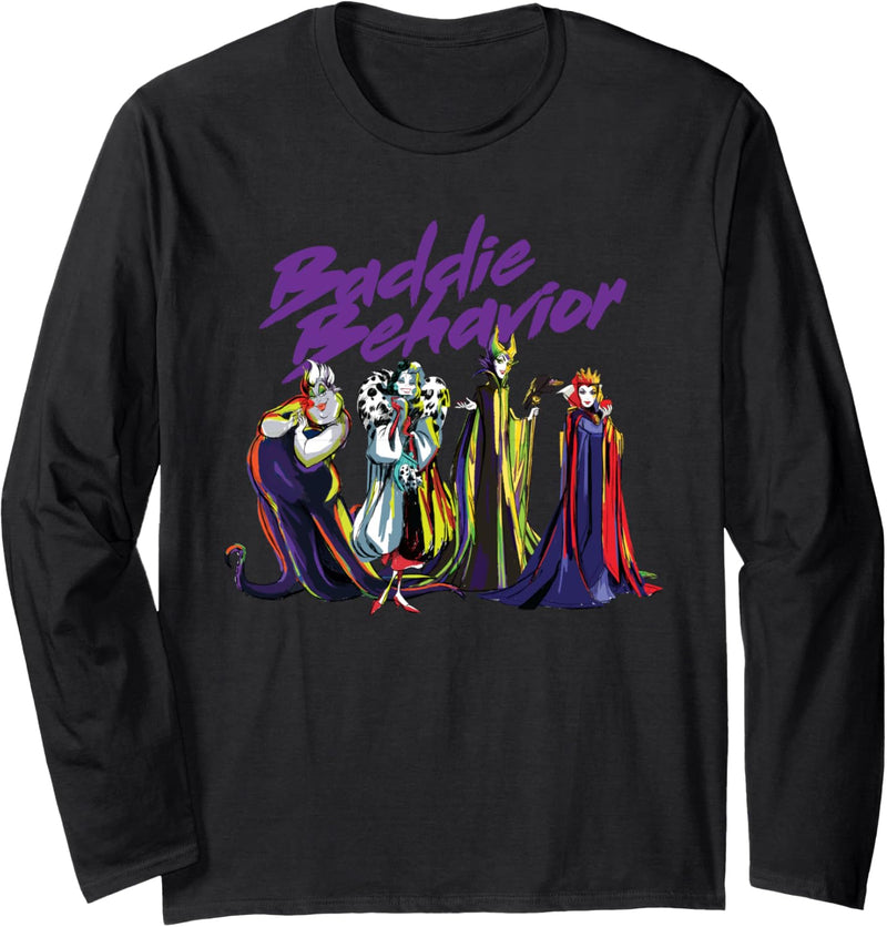 Disney Villains Baddie Behavior Langarmshirt