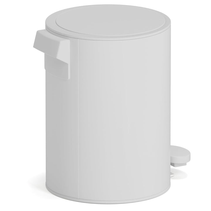 3 Liter Treteimer Edelstahl matt Softclose Klappdeckel leise schliessend Inneneimer Mülleimer Abfall