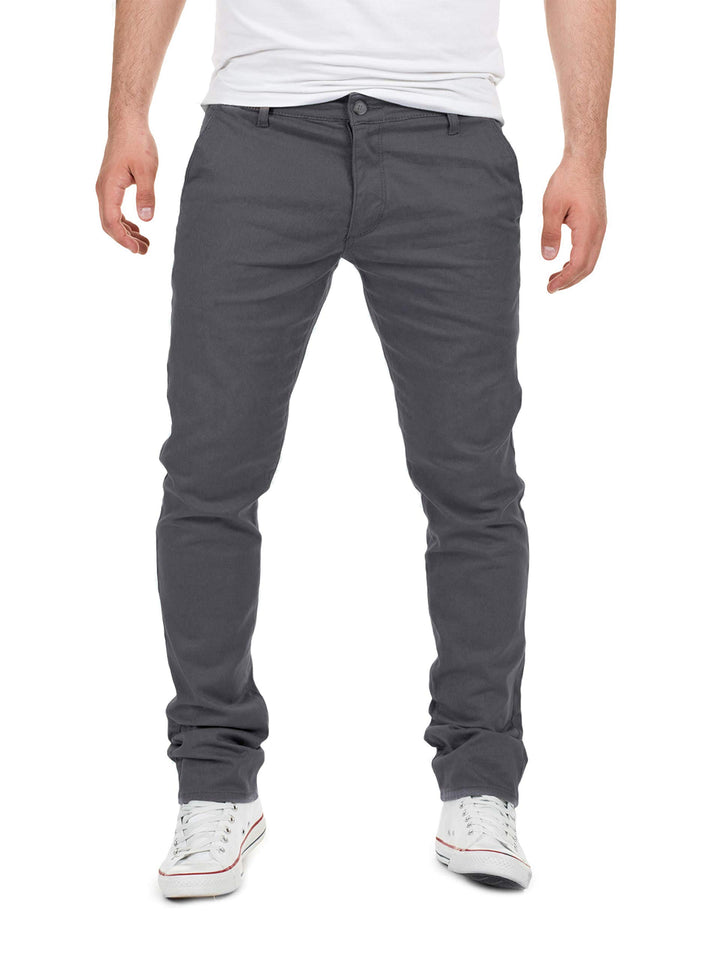 Yazubi Herren Chino Hose, Modell Dustin, Chinohose by Yzb Jeans 29W / 30L Grau (Magnet 4r193901), 29