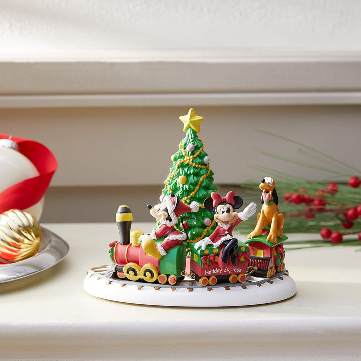Department 56 Disney Village Miniatur-Ausstellungsstück Mickey's Holiday Express, 12 cm, Mehrfarbig