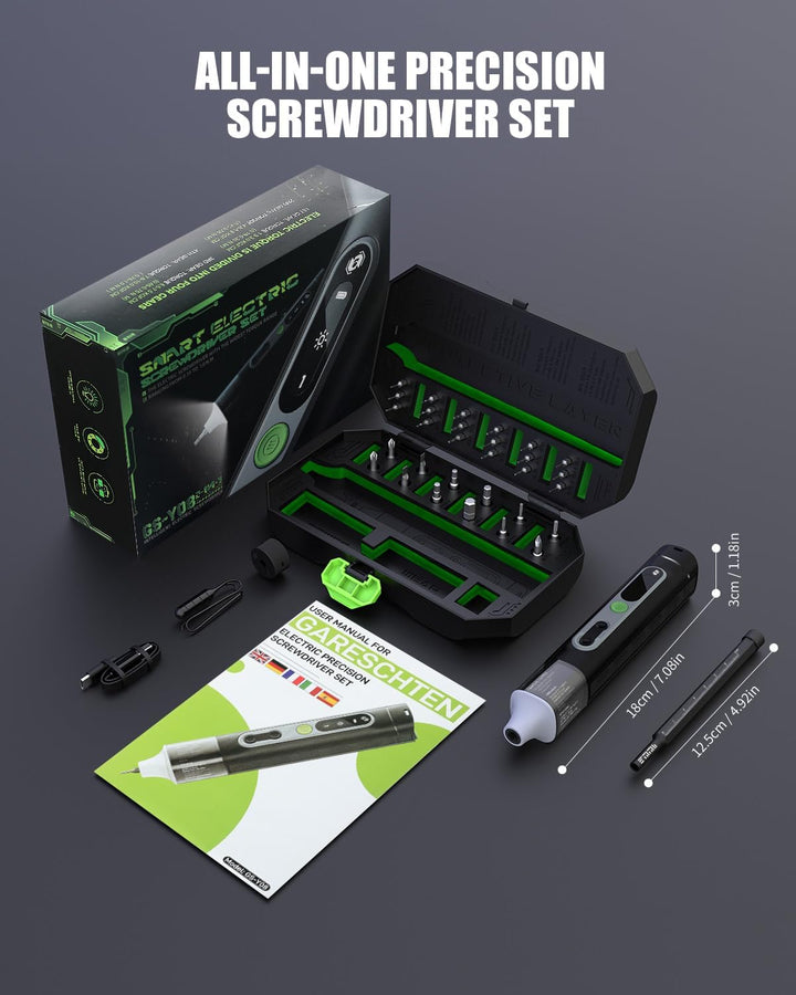 Elektrischer Schraubendreher, 36 in 1 Mini Electric Screwdriver set, Akku Schraubendreher set mit H4