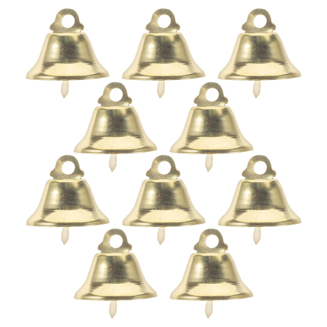 Tofficu 20 Stück 2 1 cm Glöckchen Kleine Glöckchen Zum Basteln Weihnachtsglocken Für Weihnachtsbaum
