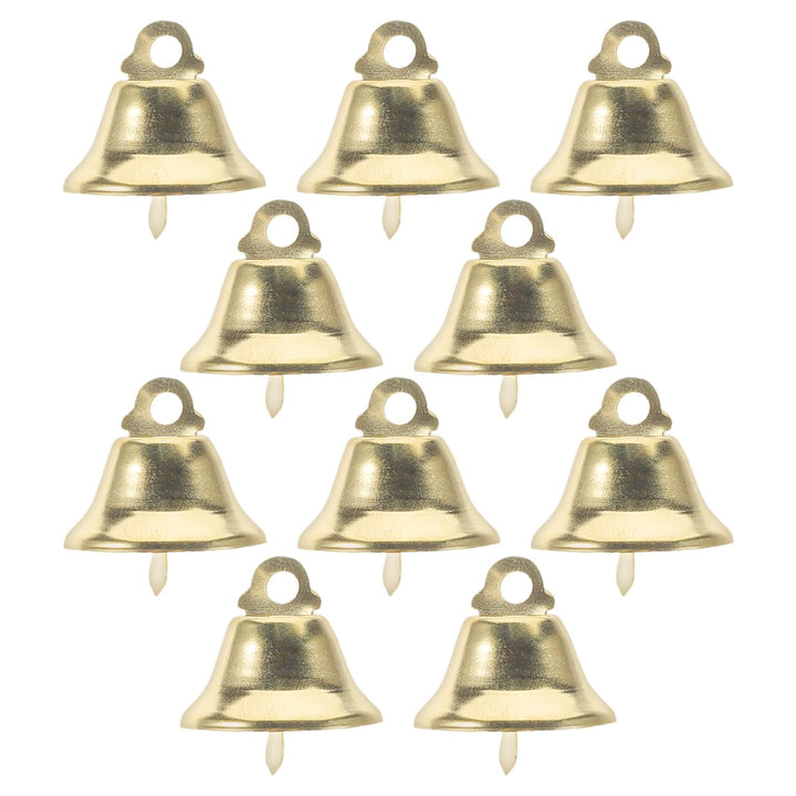 Tofficu 20 Stück 2 1 cm Glöckchen Kleine Glöckchen Zum Basteln Weihnachtsglocken Für Weihnachtsbaum