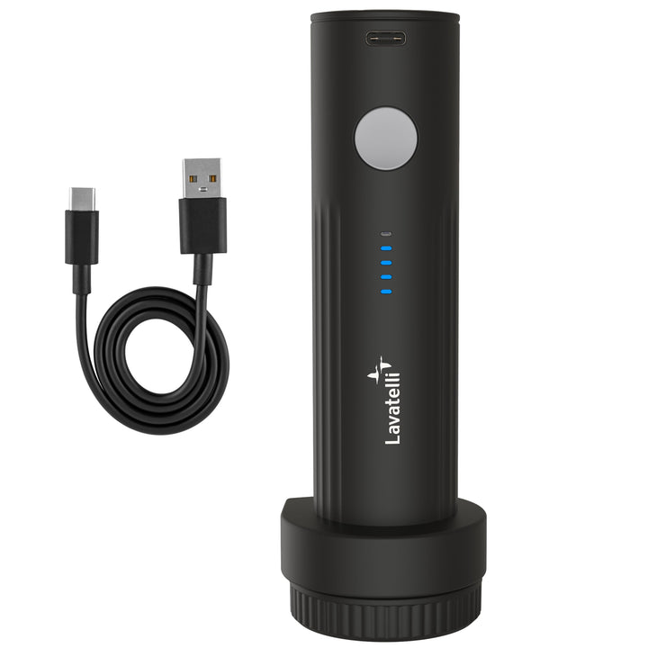 Lavatelli - VAC-U-PUMP Wireless Elektrische Vakuumpumpe für Vakuumbeutel Kleidung Reise, kompakt & s