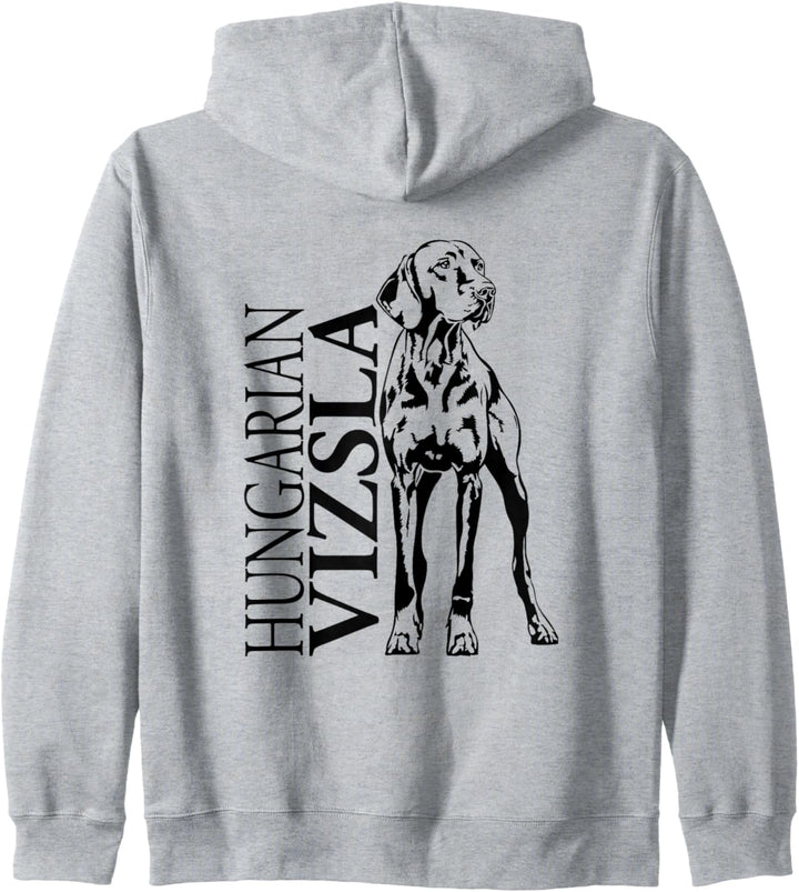Hungarian Vizsla Portrait Hund Hundeportrait Hunde Kapuzenjacke