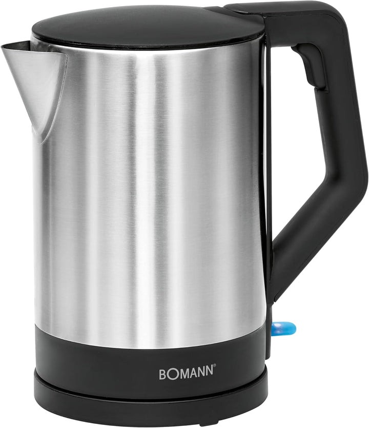 Bomann WKS 3002 CB Wasserkocher 1,5 L, verdecktes Edelstahlheizelement, automatische Abschaltung, Ba