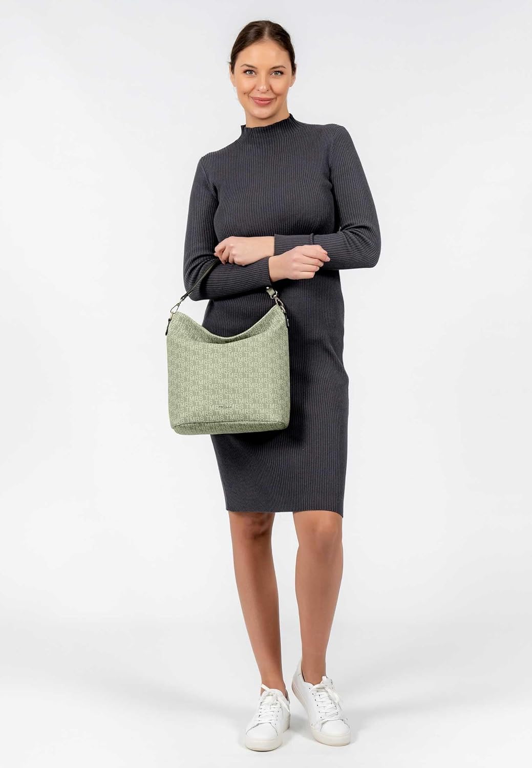 Tamaris Beutel Grace 31434 Damen Handtaschen Print Einheitsgrösse Sage, Einheitsgröße Sage