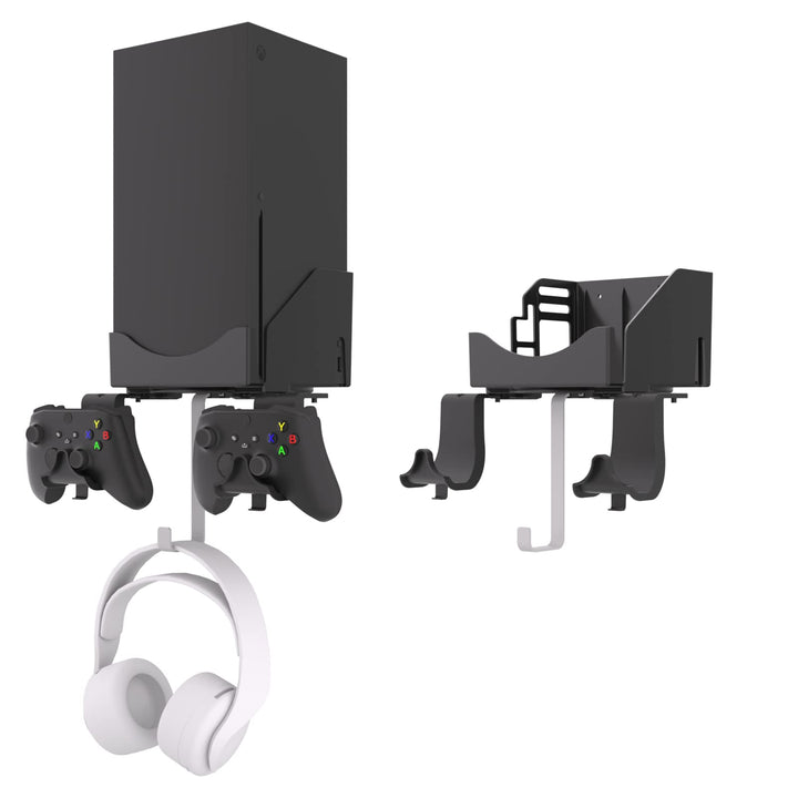 Hosanwell Xbox Series X Wandhalterungs, Halterungs Wand für Xbox Series X Konsole und Controller und