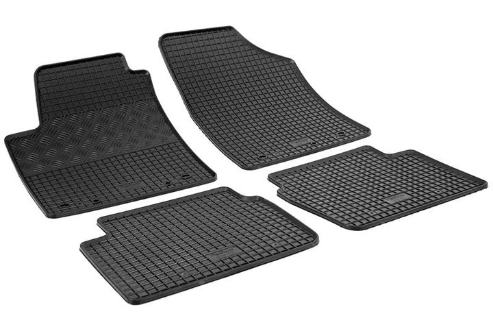 Gummi Fussmatten passend für Hyundai i10 ab 3/2008-10/2013 AZUGA AZ10091001 Gummimatten Automatten