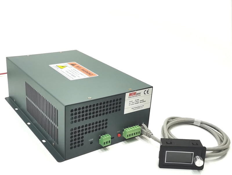 MCWlaser EU Stock 80W CO2 Laser Netzteil 220V Für M80 80W CO2 Laserrohr H80, H80