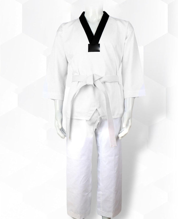 Taekwondo-Anzug, Elastischer Bund, rutschfest, Atmungsaktiv, Bequem, Taekwondo-Anzug für Zum Trainin