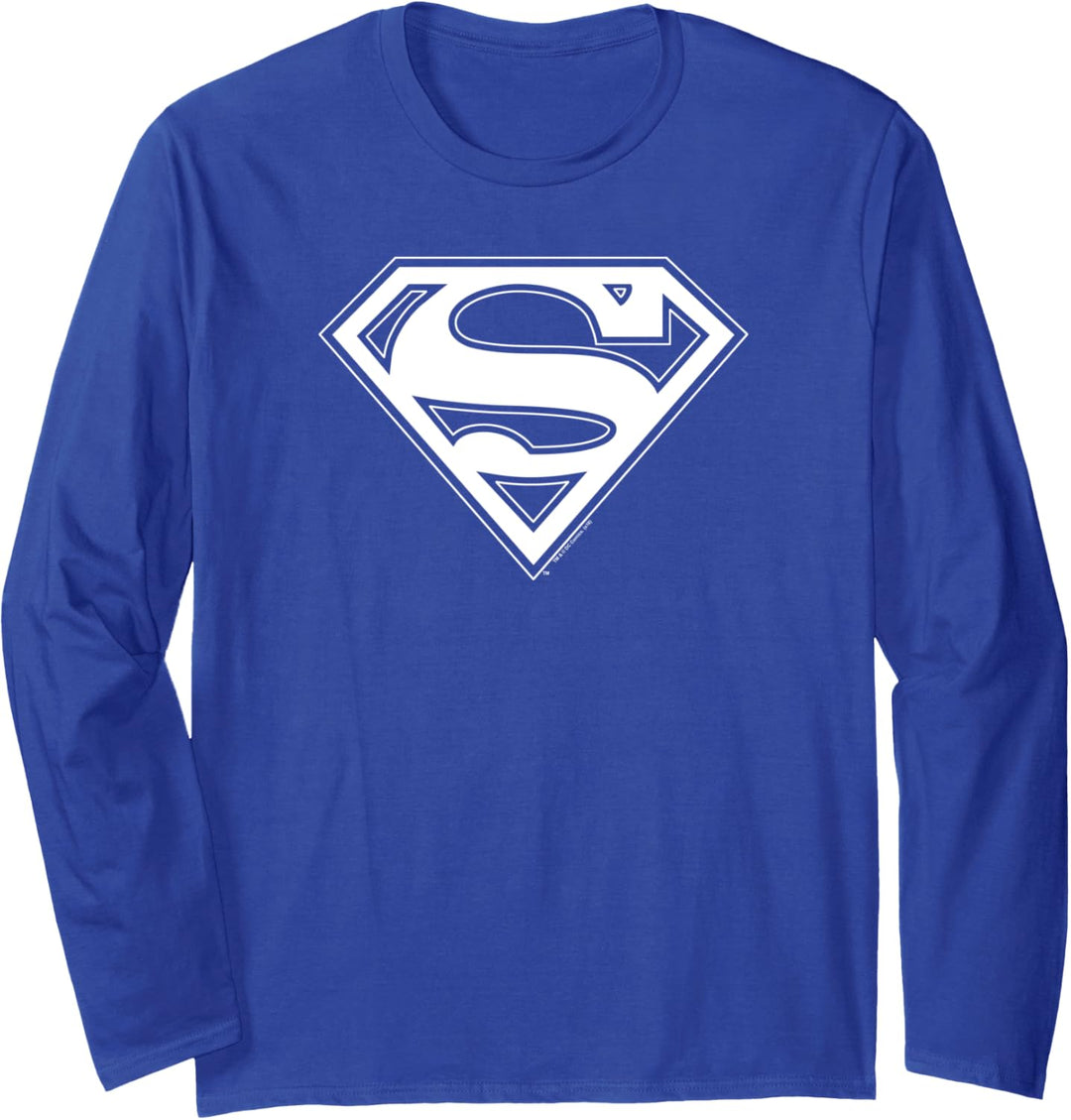 Superman Red & Gold Shield Langarmshirt