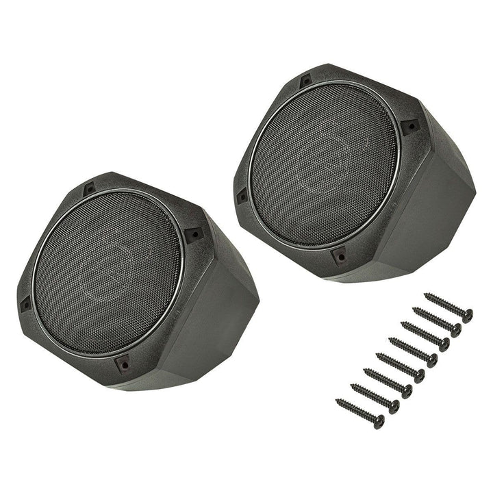 tomzz Audio 4000-011 Retro Look Aufbau Lautsprecher-Satz im Gehäuse DIN 130mm Lautsprecher 2-Wege Ko