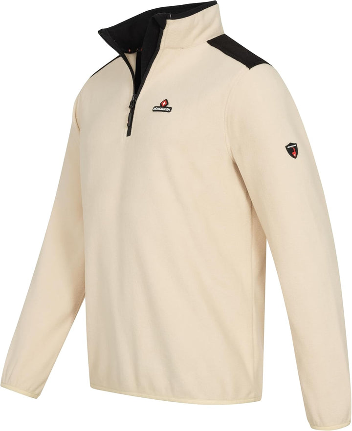 Höhenhorn Skyja Herren Fleece Pullover Herbst Winter Microfleece Sweatshirt Half Zip Fleecepullover,