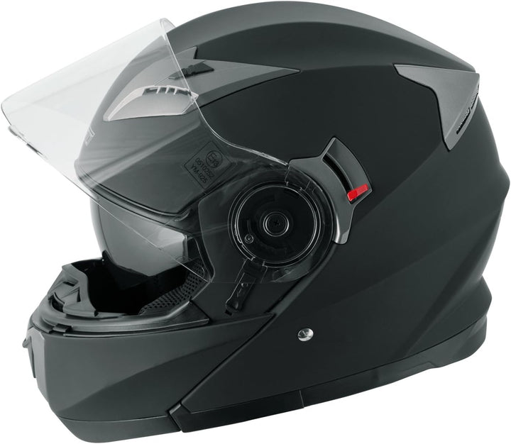 Helm Klapphelm Innensonnenblende Motorradhelm Modular Mat Schwarz XS