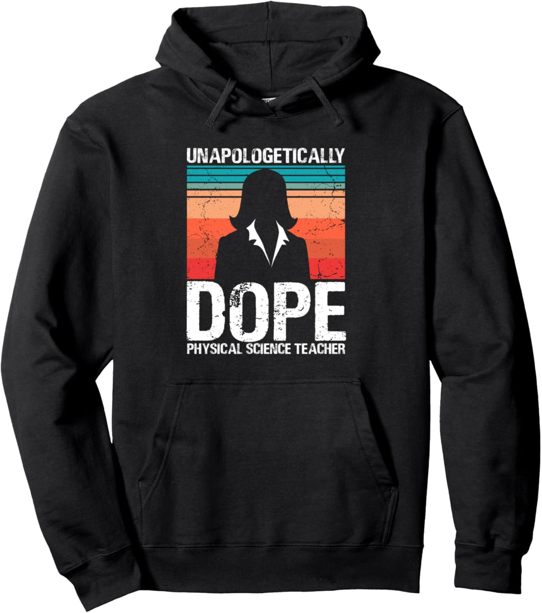 Physikalische Wissenschaft Lehrer Unapologetically Dope Stol Pullover Hoodie