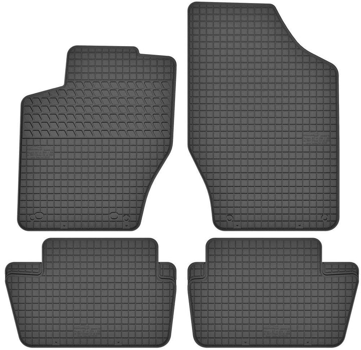 Fussmatten Vorne und Hinten 4er Set für Peugeot 308 1 2007-2015/308 CC Gummi Gummimatten Vorne, Hint