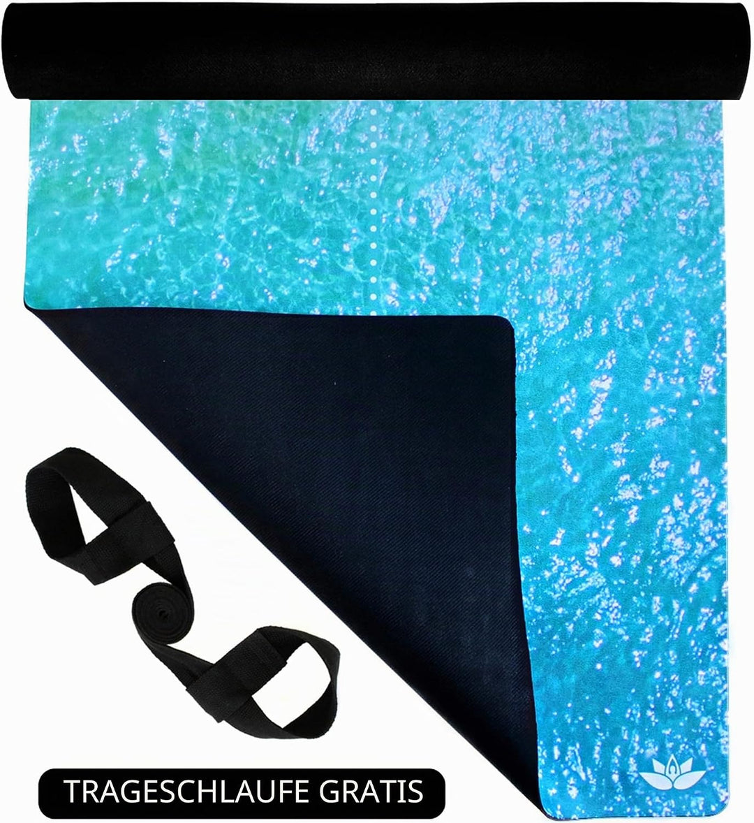Plyopic All-In-One Yoga-Matte – Rutschfest auch bei Schweiss | Premium Matte mit Sweat-Grip Oberfläc