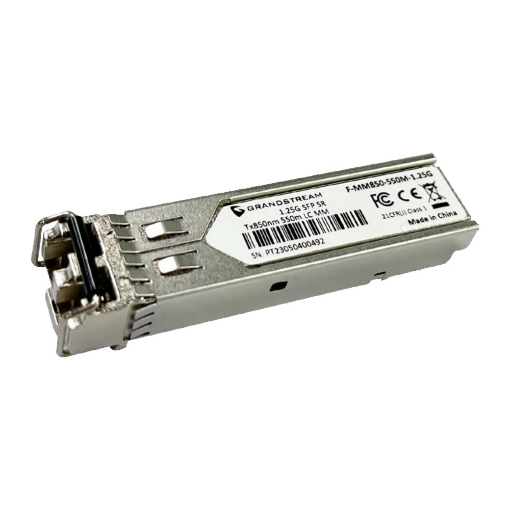 Módulo Transceiver de Fibra Ótica Grandstream F-MM850-550M-1.25G 1.25Gbps