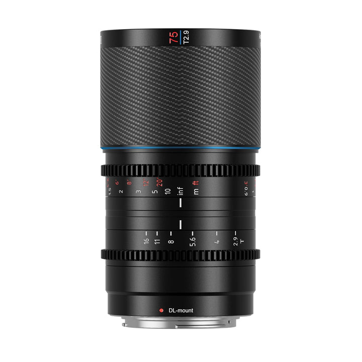 SIRUI Saturn 75 mm T2.9 1.6X Vollformat Kohlefaser anamorphe Linse, Cine Objektiv weniger als 500 g
